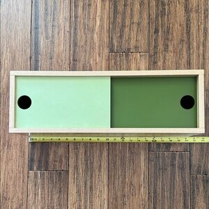 Target Green and Cream Sliding Lid Organizer